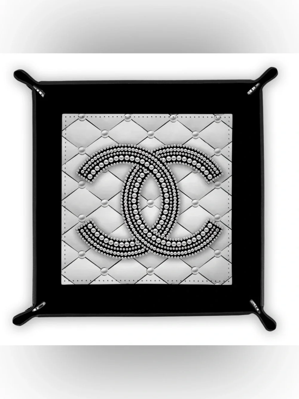 HANDMADE FASHION Foldable PU Leather Accessory Tray
